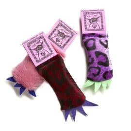 Ratherbee Catnip Cat Feet 5  (Assorted Colors) Supply