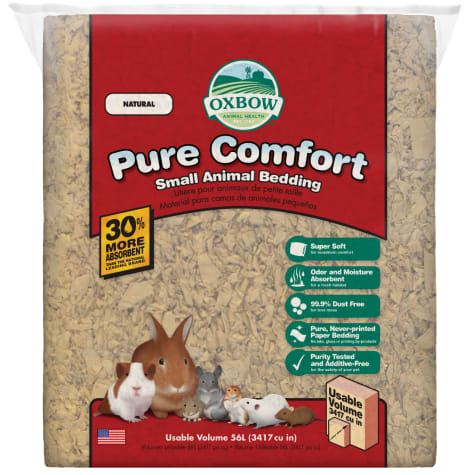 Oxbow Small Animal Pure Comfort Bedding, Natural, 56L Online now