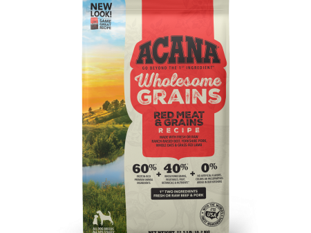 Acana 60% Wholesome Grains Dog Dry Food Red Meat Online