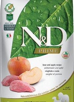 Farmina N&D Prime Grain Free Dog Dry Food Boar & Apple Adult Med Maxi Sale