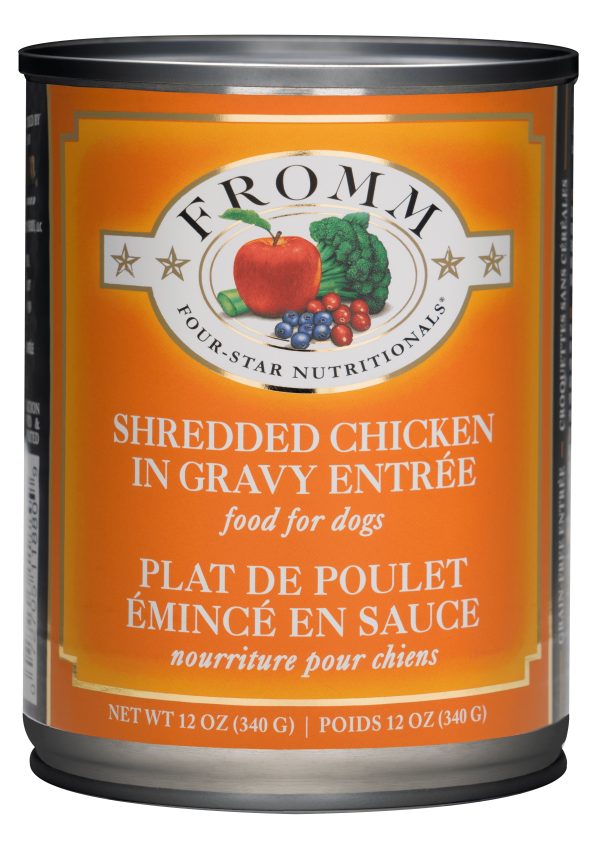 Fromm Four Star Grain Free Dog Can Food, Shredded Chicken Online