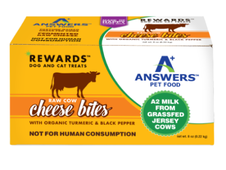 Answers Rewards Frozen Raw Fermented Cow Milk Cheese Treats with Turmeric Online Hot Sale