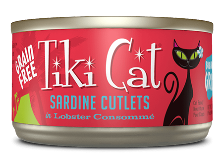 Tiki Cat Grain Free Grill Cat Can Food Bora Bora (Sardine Cutlets in Lobster consomme) For Cheap