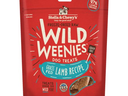 Stella & Chewy s Dog Treats Freeze Dried Wild Weenies Lamb Recipe Online