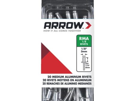 Arrow 1 8 In. x 1 4 In. Aluminum Rivet (20 Count) For Cheap