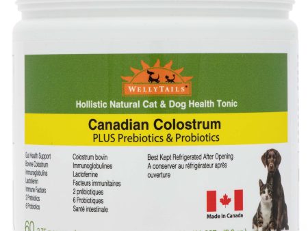 WellyTails Canadian Colostrum + Probiotics & Prebiotics Hot on Sale