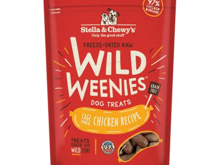 Stella & Chewy s Dog Treats Freeze Dried Wild Weenies Chicken Recipe on Sale