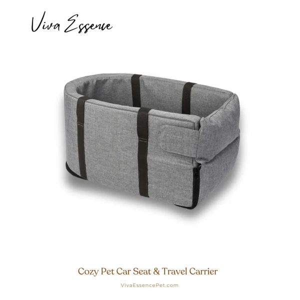 Cozy Pet Car Seat & Travel Carrier - Safe & Comfy Journeys Fashion