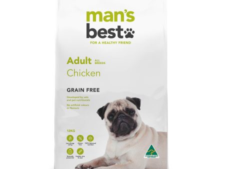 Man’s Best – Adult Dog Food Grain Free Chicken on Sale