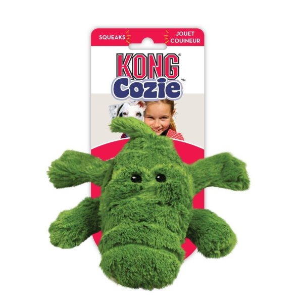 KONG Ali Alligator Cozie Plush Dog Toy on Sale