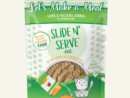 Weruva Slide N Serve Pate Grain Free Cat Wet Food Make a Meal Lamb & Mackerel Dinner Pouch Online now