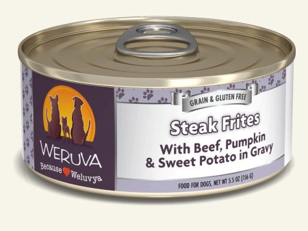 Weruva Grain Free Dog Can Food Steak Frites Cheap