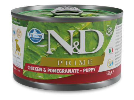 Farmina N&D Prime Grain Free Dog Can Food Chicken & Pomegranate Puppy Online Hot Sale