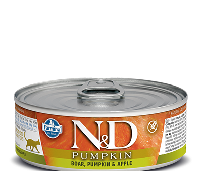 Farmina N&D Pumpkin Grain Free Cat Can Food Boar & Apple on Sale