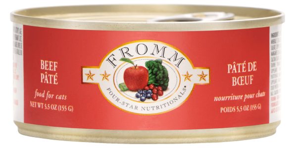 Fromm Four Star Grains Cat Can Food, Pate Beef Sale