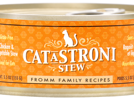 Fromm Cat Can Cat-A-Stroni Chicken Vegetable Stew 5.5oz Discount