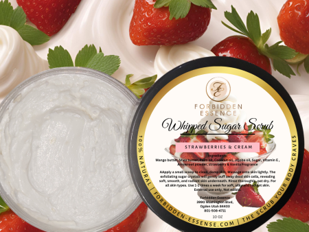 Strawberries & Cream Whipped Sugar Scrub Online Sale