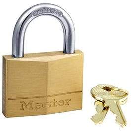 2-In. Solid-Brass Keyed Padlock, 5-Pin Tumbler Cheap