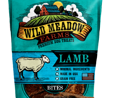 Wild Meadow Farms Dog Jerky Treats Lamb Bites, 4oz Sale