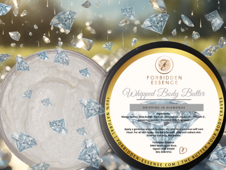 Whipped Body Butter Dripping in Diamonds For Sale