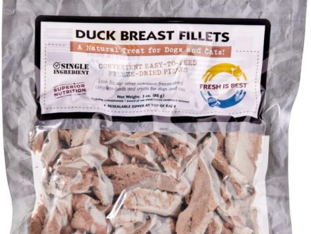 Fresh is Best Freeze Dried Treats, Duck Breast Fillets 3oz Online Sale