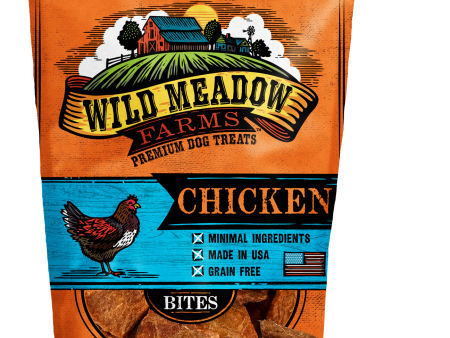 Wild Meadow Farms Dog Jerky Treats Chicken Bites, 4oz Cheap