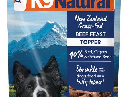 K9 Natural Dog Freeze Dried Food Beef Topper, 5oz Online Sale