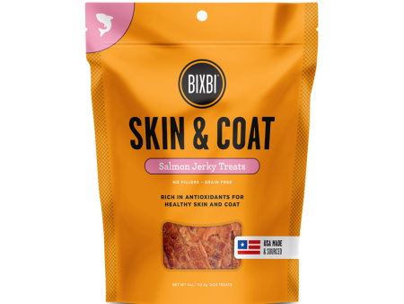 Bixbi Jerky Dog Treats Skin & Coat Salmon Sale