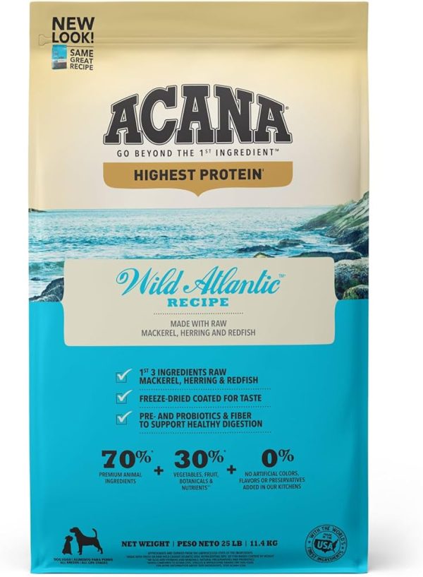 Acana Highest Protein Grain Free Dog Dry Food Wild Atlantic For Sale