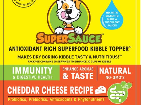 SUPERSAUCE™  White Cheddar Cheese + PROBIOTICS Digestive Health 5.4 oz. (153g) MADE IN CANADA Fashion