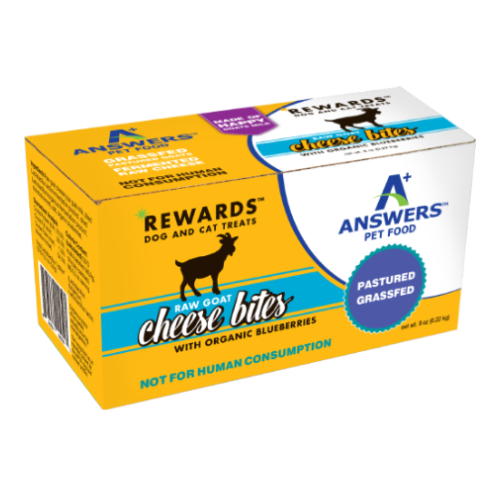 Answers Rewards Frozen Raw Fermented Goat Milk Cheese Treats with Blueberry Online Sale