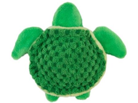 Tall Tails Dog Toy Plush Squeaker Turtle 4  For Sale