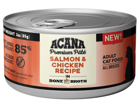 Acana Cat Grain Free Pate Can Food Salmon & Chicken Sale