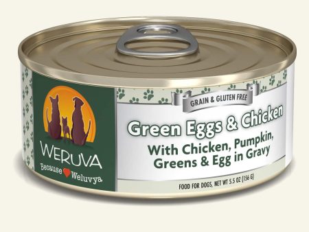 Weruva Grain Free Dog Can Food Green Eggs & Chicken on Sale