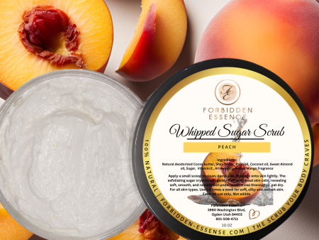 Juicy Peach Whipped Sugar Scrub Sale