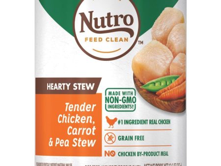 Nutro Grain Free Hearty Stew Tender Chicken, Carrot & Pea Adult Wet Dog Food, 12.5 Oz. For Discount