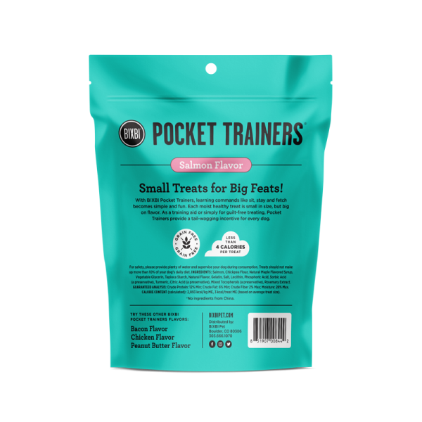 Bixbi Pocket Trainer Dog Treats Salmon Online Sale