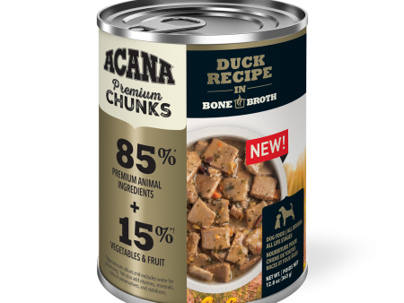 Acana Grain Free Dog Can Food Premium Chunks Duck Recipe Sale