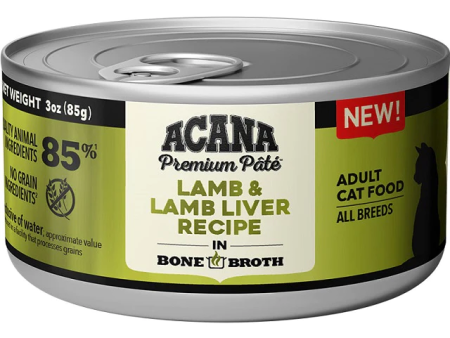 Acana Cat Grain Free Pate Can Food Lamb & Lamb Liver Online Hot Sale