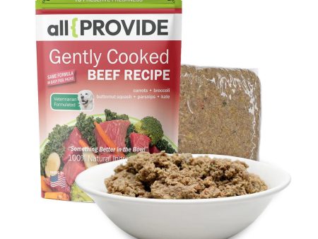 All Provide Dog Frozen Gently Cooked Food Beef For Sale