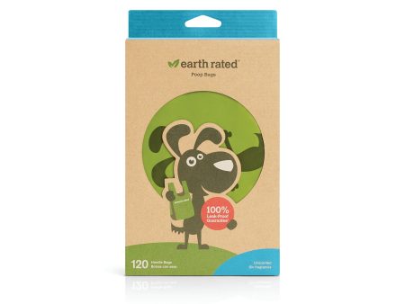 Earth Rated Unscented Bags Handles 120ct Roll on Sale