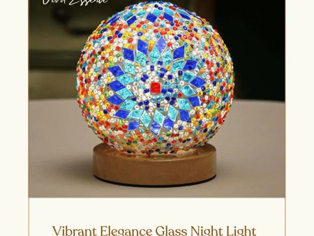 Vibrant Elegance Glass Night Light Online Hot Sale