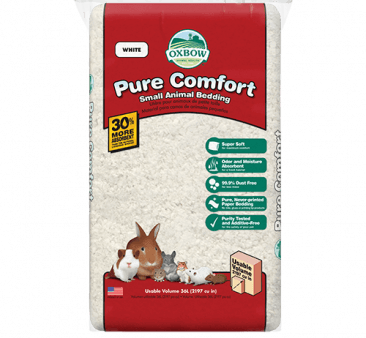 Oxbow Small Animal Pure Comfort Bedding White, 36L on Sale