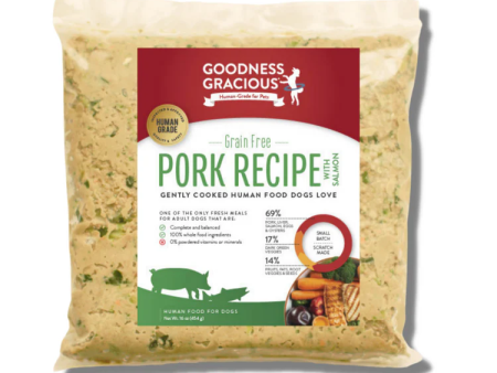 Goodness Gracious Gently Cooked Dog Food Pork with Salmon For Discount