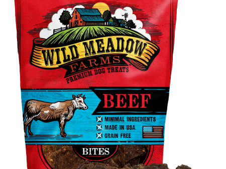 Wild Meadow Farms Dog Jerky Treats Beef Bites, 4oz For Discount