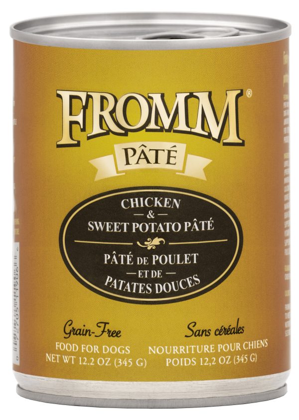 Fromm Grain Free Dog Can Food, Pate Chicken & Sweet Potato on Sale