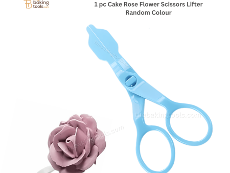 1 pc Cake Rose Flower Scissors Lifter Online Hot Sale