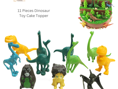 11 Pieces Dinosaur Toy Cake Topper Online now