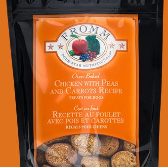 Fromm Four Star Dog Treats Grain Free Chicken, Peas, & Carrots, 8oz Cheap