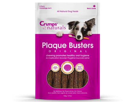 Crumps Naturals Plaque Busters Dog Chew Original Hot on Sale